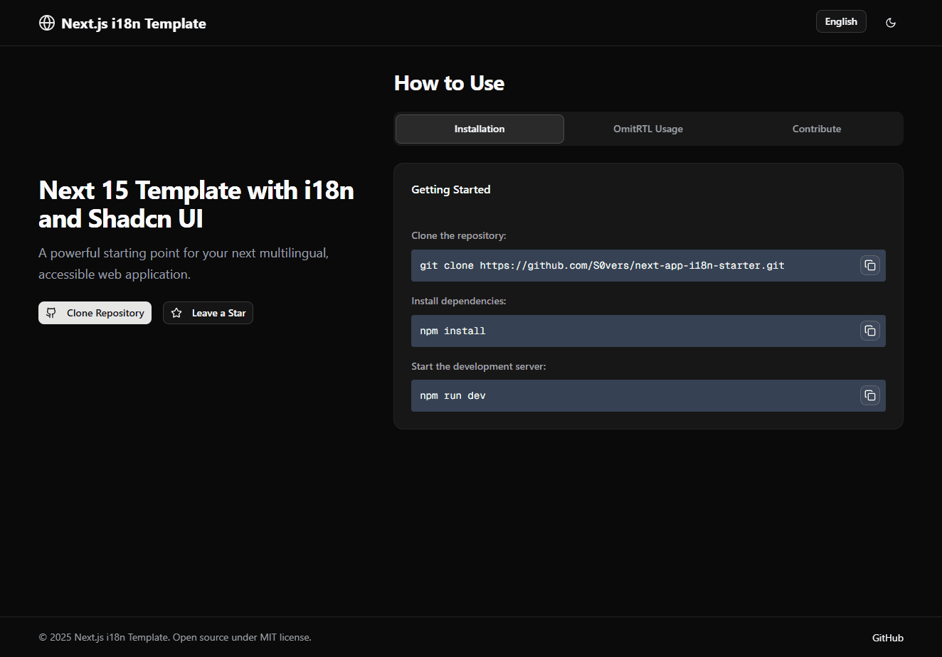 Next.js 15 i18n starter